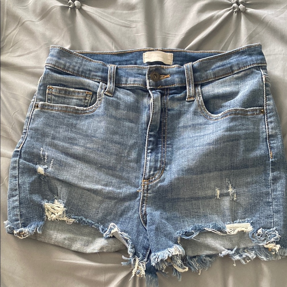 Women's Blue Denim Shorts